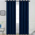 Yakamok Room Darkening Curtains 52x84 inch Length Dark Blue-Living Room | 2 by Yakamok
