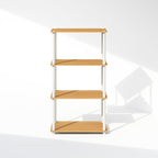 Furinno Turn-N-Tube Book Shelf, 4-Tier Bookshelf, Bookcase - Image 8