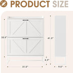 GRUSIGN Shoe Cabinet, Shoe Storage Cabinet - Image 2
