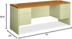 HON Credenza with Kneespace, 72 by 24 by 29-1/2-Inch, Harvest/Putty - Image 3