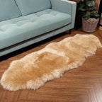 IRIWOOL Premium Genuine Fur Sheepskin Rug Real Australia Sheepskin Natural - Image 6