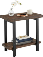 Alaterre Furniture Pomona Living Room 2-Tier Solid Wood End Table by AlaterreFurniture