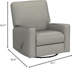 Harkawon Swivel Rocker Recliner Chair, Glider Rocker Recliner, Rocking Chair - Image 2