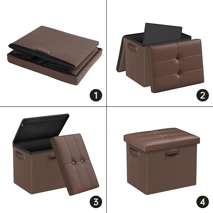 DocSafe Storage Ottoman Foot Rest Stool - Image 8