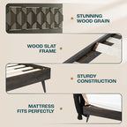 Bme Georgina King Size Bed Frame and Headboard, Signature Handcrafted Geometric - Image 6
