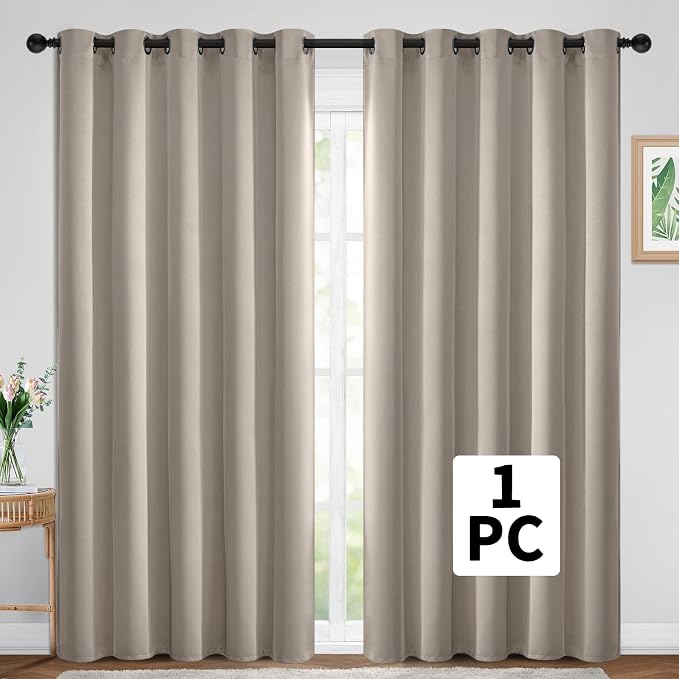 Yakamok Curtain, Wide Thermal Blackout Panel, Sliding Door, 70 x 84, 1 Panel | - Image 2