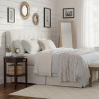 Furnifact Farmhouse End Table Solid Wood - Image 9