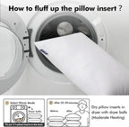 MIULEE 18x18 Pillow Inserts Set of 4, Throw Pillows - Image 7