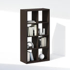 Furinno Simple Cube Storage Organizer, 8-Cube Display Shelf, Open Back Shelving - Image 4