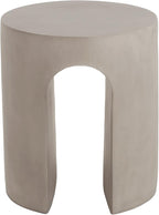 Christopher Knight Home Outdoor Round Side Table, U-Shaped Patio Garden Stool - Image 5