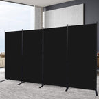 Room Divider 6FT Portable Room Dividers and Folding Privacy Screens, 4 Panel by HOMSCREENER