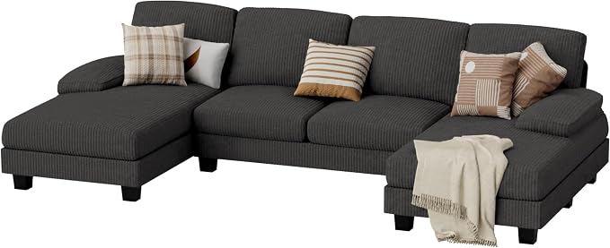 JUMMICO Sectional Couches for Living Room, U Shaped Couch - Image 7