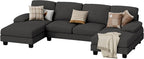 JUMMICO Sectional Couches for Living Room, U Shaped Couch - Image 7