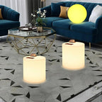 16-inch LED Cylinder Stool, Rechargeable Glowing Chair w/Remote, Dimmable 16 - Image 5