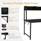 DLisiting Black Computer Desk - Image 5