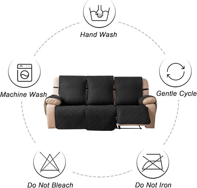 Genina Waterproof Couch Cover for Reclining Sofa - Image 9