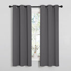 NICETOWN Grey Blackout Curtain Panels - Image 2