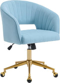 KCC Home Office Chair Swivel Desk Chair Accent Armchair Upholstered Modern by KCC