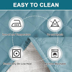 Turquoize 100% Waterproof Futon Cover Futon Slipcover Washable Armless Sofa Bed - Image 7