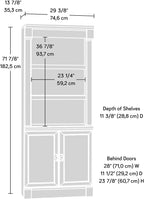Sauder Palladia Book Shelf, Bookshelf - Image 3