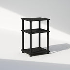 Furinno Just 3-Tier Turn-N-Tube Open Storage Nightstand, Plastic Poles - Image 6