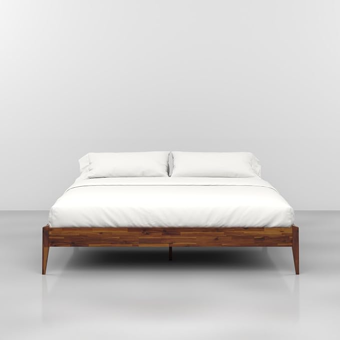 Bme Dinkee King Size Bed Frame, 15 Inch High Platform, Modern Minimalist Style - Image 3