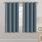H.VERSAILTEX Blackout Thermal Insulated Curtains 63 Inche Length Light Blocking by HVERSAILTEX