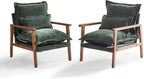 VINGLI Mid-Century Modern Cloud Accent Armchairs set of 2 - Image 9