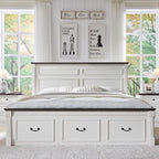 Aitjunz Farmhouse King Size Bed Frame - Image 3