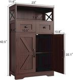 Dark Brown Storage Cabinet - Image 2
