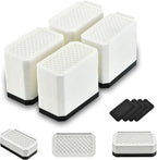 EclatBain Rectangle Bed Risers Furniture Risers Heavy-Duty Rectangular by Unknown
