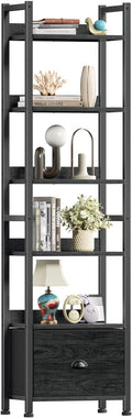 Furologee 6 Tier Bookshelf, Tall Shelf by Furologee