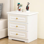 Bedside Table Light Luxury Solid Wood Bedside Table, Simple Home Storage Cabinet - Image 5