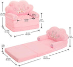 MOONBEEKI Toddler Chair Comfy，Foldable Princess Couch - Image 3