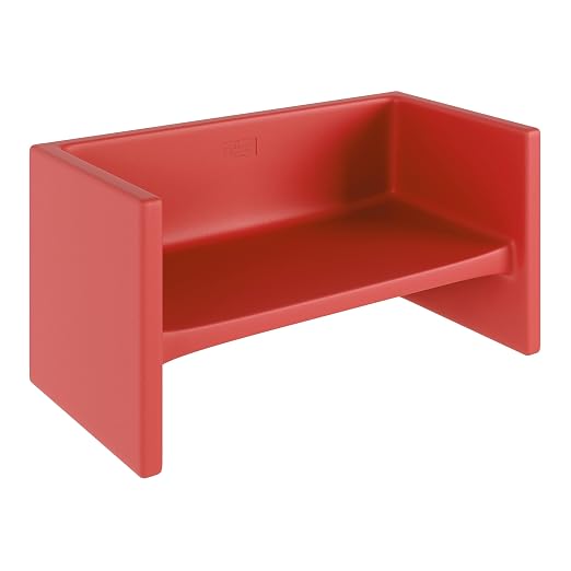 Children's Factory Adapta-Bench, CF910-028 Red, Kids Flexible Seating, by ChildrensFactory