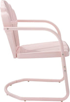 Crosley Furniture Tulip 2-Piece Outdoor Chair Set, Retro Metal Patio Chairs - Image 5