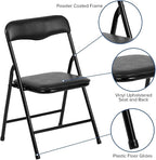 Flash Furniture Mindy Kids 5-Piece Folding Table and Chairs Set - Image 7