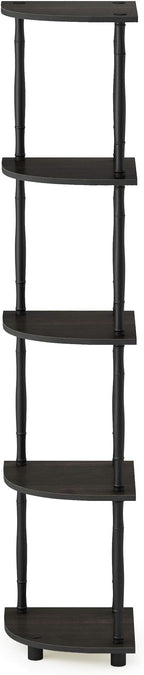 Furinno Turn-N-Tube 5 Tier Corner Display Rack Multipurpose Shelving Unit - Image 4