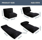 MAXYOYO Folding Sofa Bed, Extra Thick and Long Floor Sofa Convertible Sleeper - Image 2