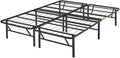 Amazon Basics Bed Frame with Ample Underbed Storage, Foldable Metal Platform by AmazonBasics