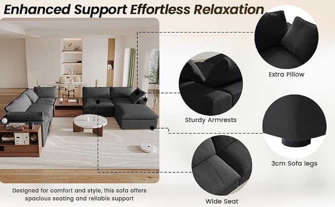 Cloud Couch Modular Sectional Sofa - Image 8