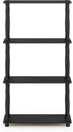 Furinno TURN-N-TUBE Storage Shelves, 4-Tier Book Shelf, Corner Shelf, Toolless - Image 6