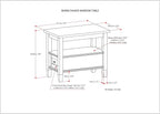 SIMPLIHOME Warm Shaker End Table - Image 3