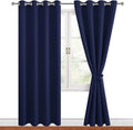 Blackout Curtains for Bedroom, 52 x 96 Inch, 2 Panels | Thermal Insulated & by Hiasan
