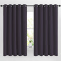 NICETOWN Blackout Bedroom Curtains 66 inches Long, Grommet Room Darkening by NICETOWN