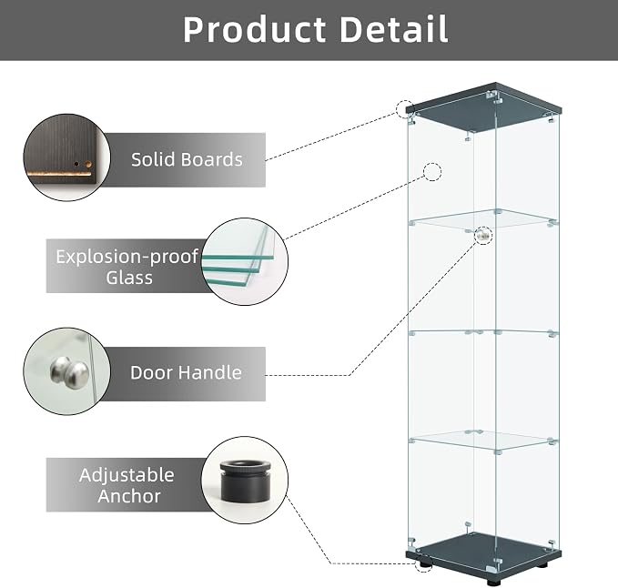 LFT HUIMEI2Y Glass Display Cabinet - Image 3
