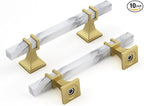 Rergy Cabinet Handles Marble Drawer Pulls and Knobs, T-Bar Hardware by Rergy