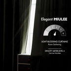 MIULEE Velvet Curtains 52x90 inches 2 Panels Olive Blackout Curtains | Luxury - Image 5