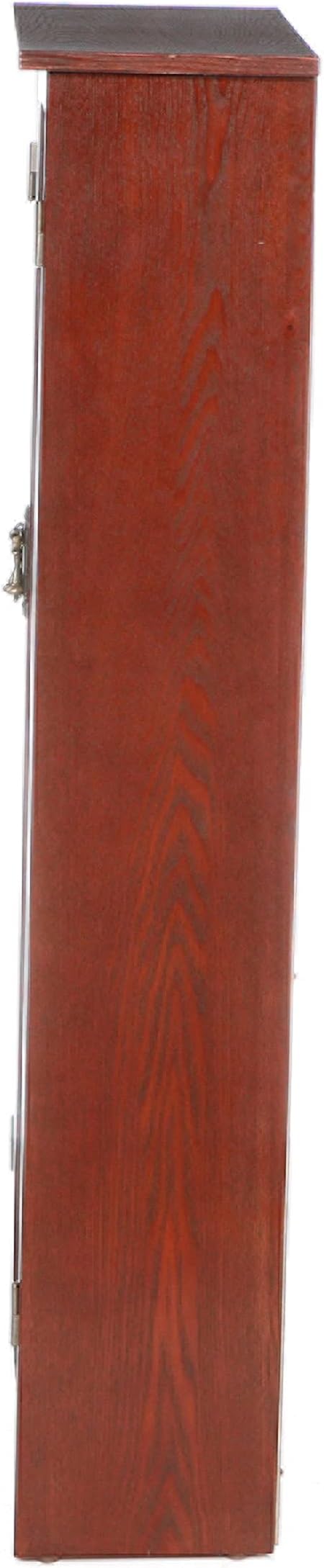 SEI Furniture - Window Pane Media Cabinet - Cherry - Transitional Design - Image 9