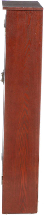 SEI Furniture - Window Pane Media Cabinet - Cherry - Transitional Design - Image 9